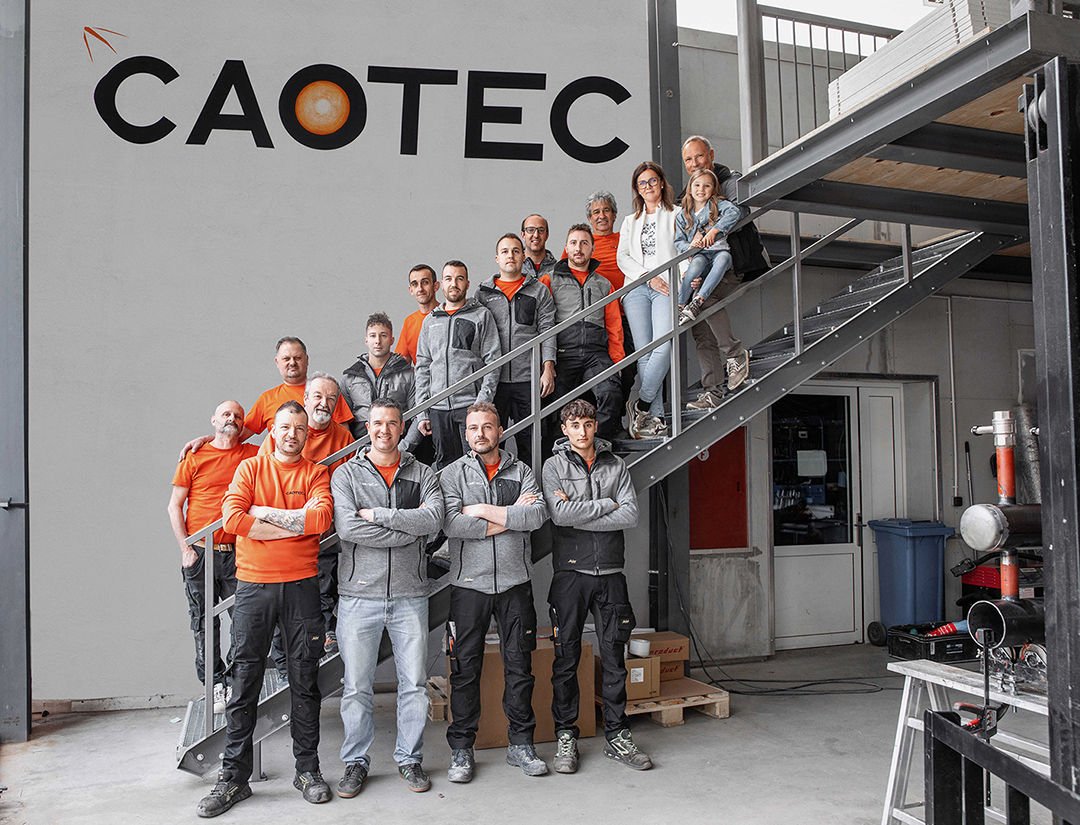 foto di gruppo dello staff di Caotec