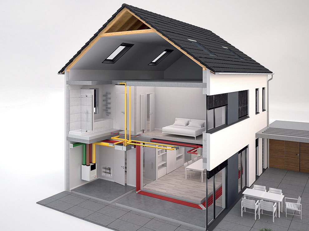 ventilazione controllata vmc per il ricambio d'aria in casa